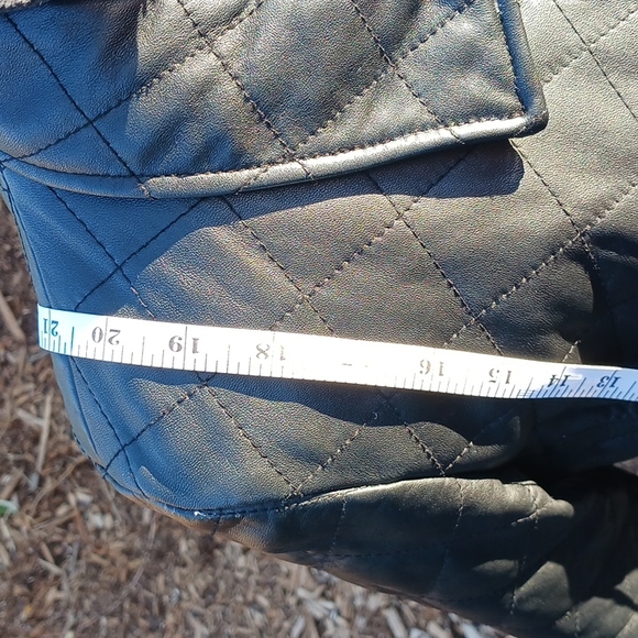 Wilson Leather GENUINE QUILTED LEATHER JACKET BLACK SIZE L EUC - Picture 6 of 9